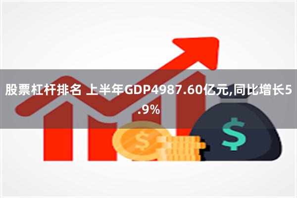 股票杠杆排名 上半年GDP4987.60亿元,同比增长5.9%