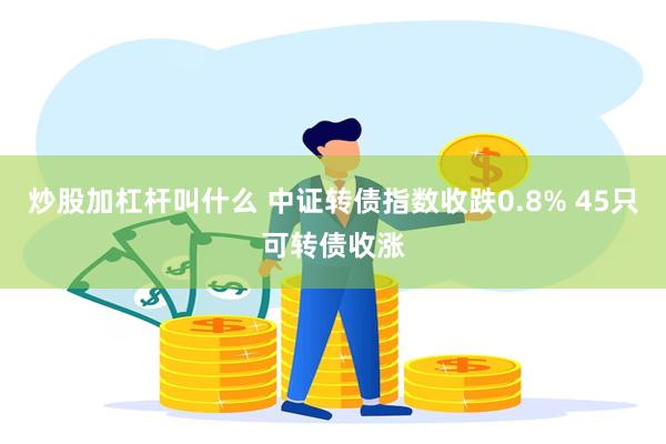 炒股加杠杆叫什么 中证转债指数收跌0.8% 45只可转债收涨