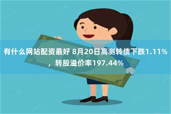 有什么网站配资最好 8月20日高测转债下跌1.11%，转股溢价率197.44%