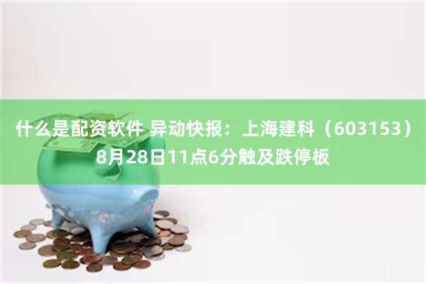 什么是配资软件 异动快报：上海建科（603153）8月28日11点6分触及跌停板