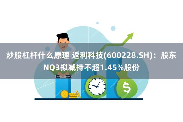 炒股杠杆什么原理 返利科技(600228.SH)：股东NQ3拟减持不超1.45%股份