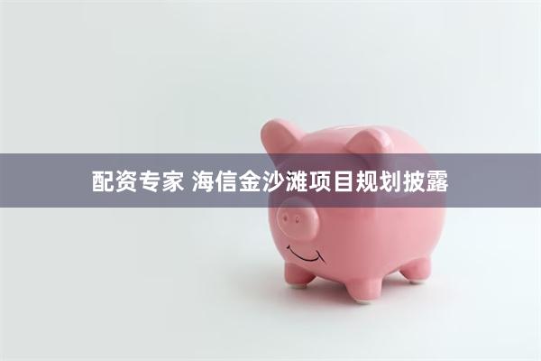 配资专家 海信金沙滩项目规划披露