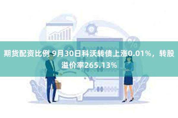 期货配资比例 9月30日科沃转债上涨0.01%，转股溢价率265.13%