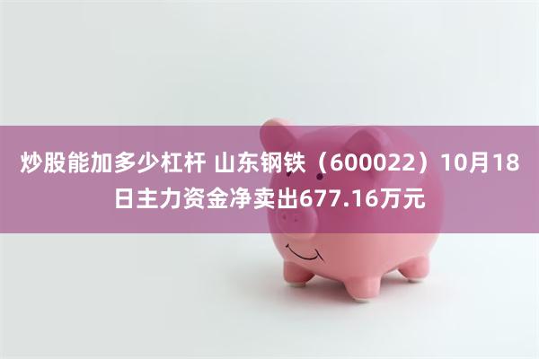 炒股能加多少杠杆 山东钢铁（600022）10月18日主力资金净卖出677.16万元