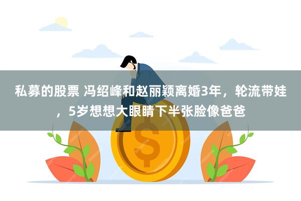 私募的股票 冯绍峰和赵丽颖离婚3年，轮流带娃，5岁想想大眼睛下半张脸像爸爸