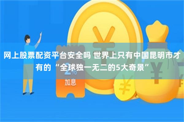 网上股票配资平台安全吗 世界上只有中国昆明市才有的 “全球独一无二的5大奇景”