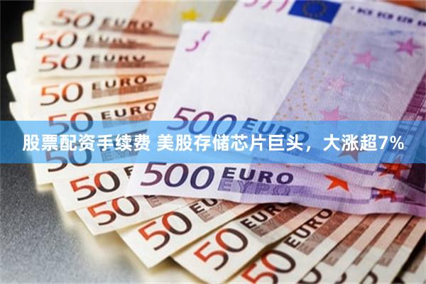 股票配资手续费 美股存储芯片巨头，大涨超7%